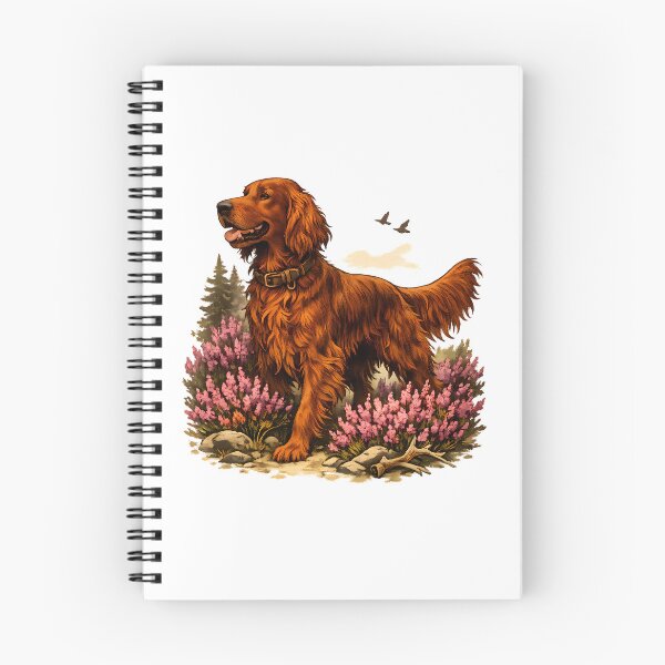 Item preview, Irish Setter among heather designed and sold by Daily Quirk.