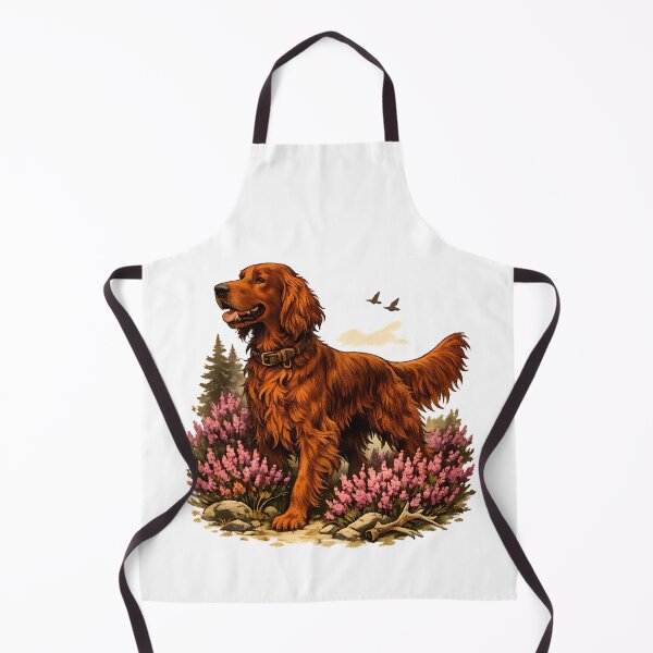 Item preview, Irish Setter among heather designed and sold by Daily Quirk.