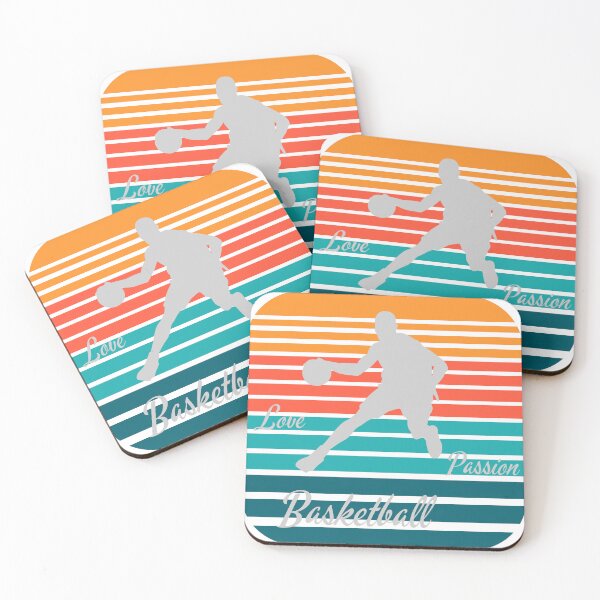 Item preview, Love Passion Basketball Retro Sunset designed and sold by HappyDoodle11.