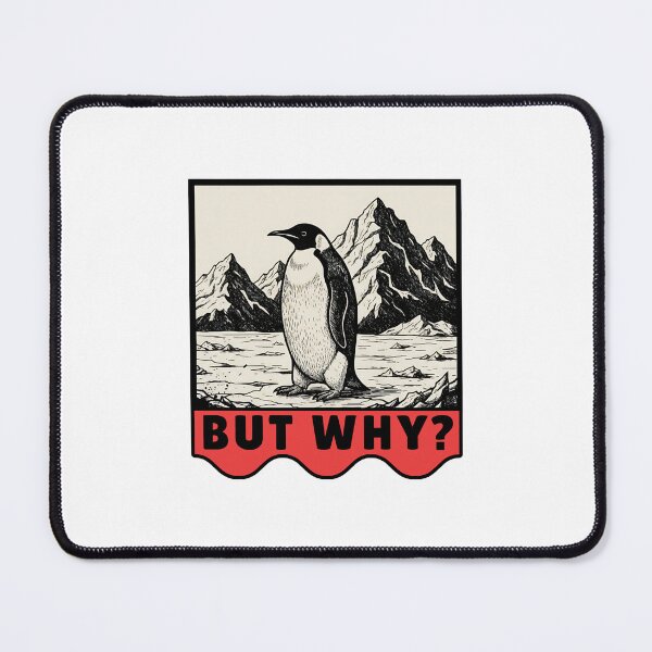 Item preview, funny penguin but why mountain nihilist meme designed and sold by ArtDesignTp.