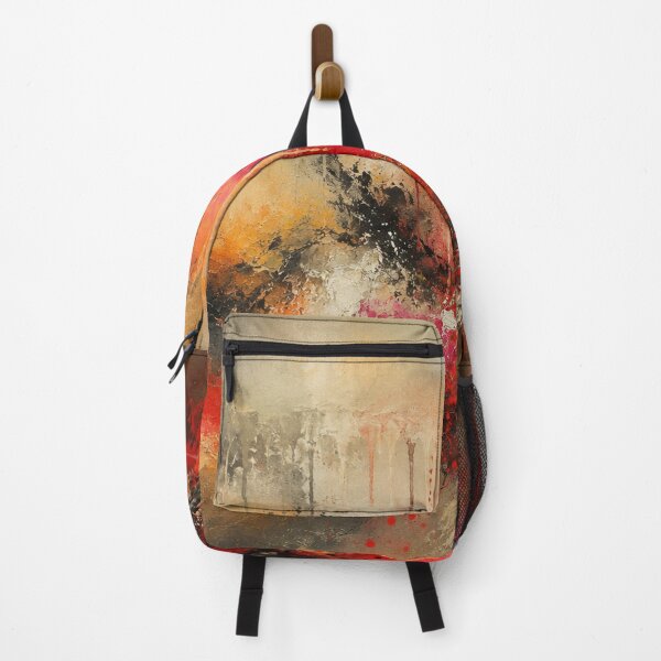 Item preview, Ignite the Canvas Red and Gold Modern Abstract Expressionism designed and sold by Joey Santiago.