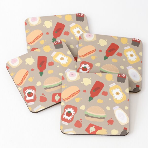 Item preview, Fast Food Seamless Pattern designed and sold by MiloverseOfficial.