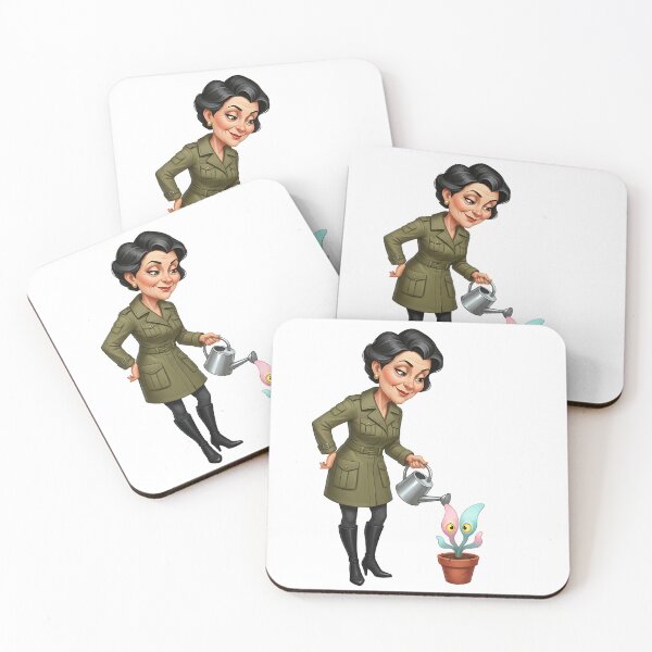 Item preview, Badass Post Apo Grandma Mutant Plant Gardening Illustration   designed and sold by vk09.