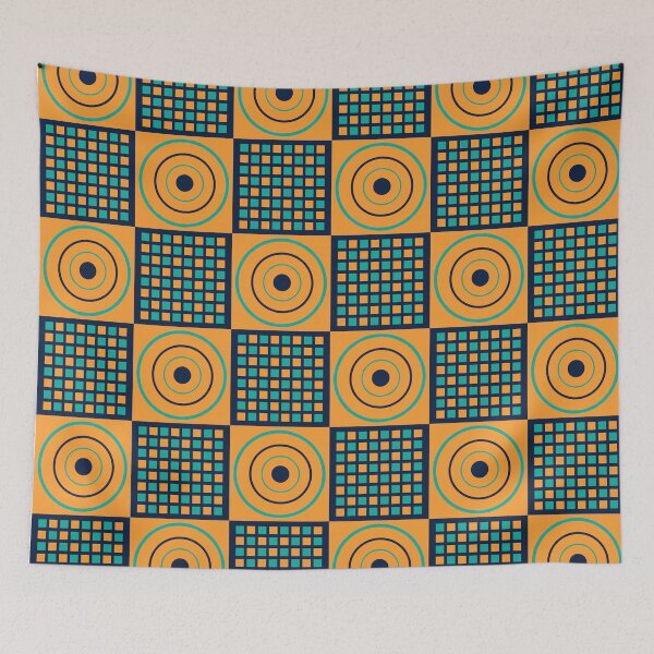 Item preview, Colorful Geometric Pattern Background | Abstract Modern Shapes Design designed and sold by ASN STUDIO.