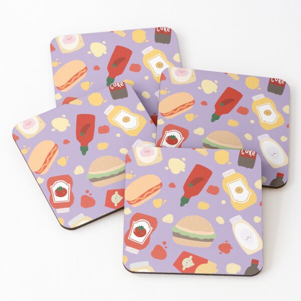 Item preview, Fast Food Seamless Pattern designed and sold by MiloverseOfficial.