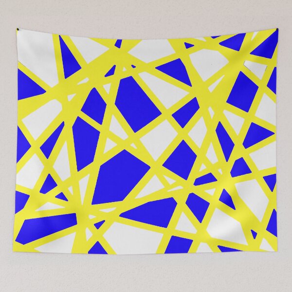 Item preview, Minimalist Blue Abstract Geometric Lines Graphic designed and sold by taiche.