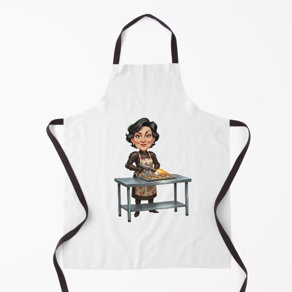 Item preview, Badass Post Apo Grandma Flamethrower Baking Illustration designed and sold by vk09.