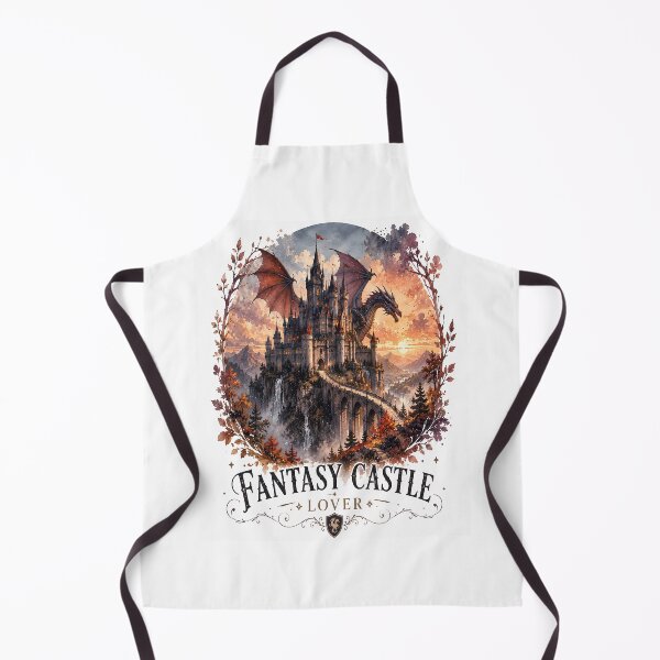 Item preview, Fantasy Castle Lover Sticker | Dragon Castle Watercolor Art | Enchanted Fantasy Kingdom Design designed and sold by Moh-nd-Eg.