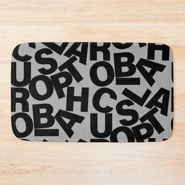Item preview, Claustrophobia Typography | Chaotic Black and White Letter Design designed and sold by Lifer Art and Design.