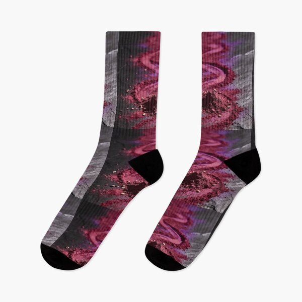 Item preview, Vibrant Magenta Powder S-Curve on Dark Slate Texture designed and sold by NeonLimitless.