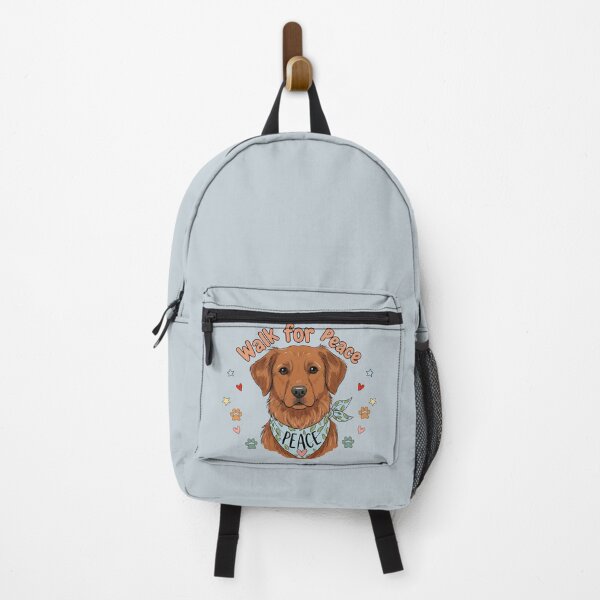 Item preview, peaceful dog walk world peace love hope quote designed and sold by ArtDesignTp.