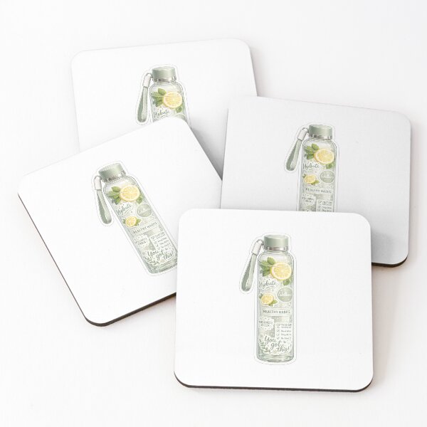 Item preview, Clean Girl Water Bottle Sticker designed and sold by PawsAndpetalstudio.