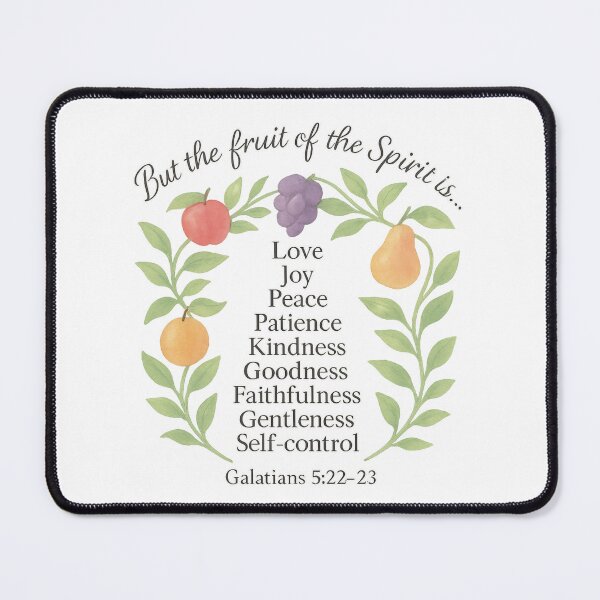 Item preview, Fruit of the Spirit – Galatians 5:22–23 Bible Verse Christian Art | Faith & Spiritual Growth Design designed and sold by SoulThread Studio.