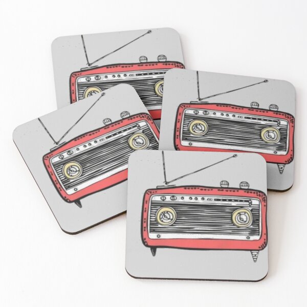 Item preview, Vintage Red Radio designed and sold by Doodldtime.