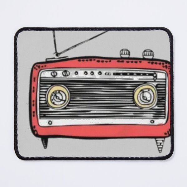 Item preview, Vintage Red Radio designed and sold by Doodldtime.