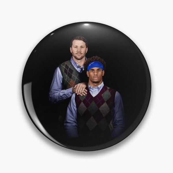 Item preview, Josh Allen Keon Coleman Step Brothers Buffalo Football designed and sold by KeveElise.