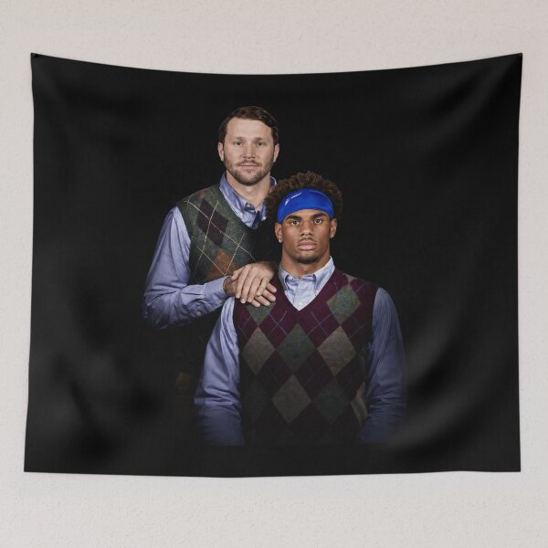 Item preview, Josh Allen Keon Coleman Step Brothers Buffalo Football designed and sold by KeveElise.