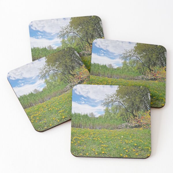 Item preview, the grassy bank of a serene pond designed and sold by psychoshadow.
