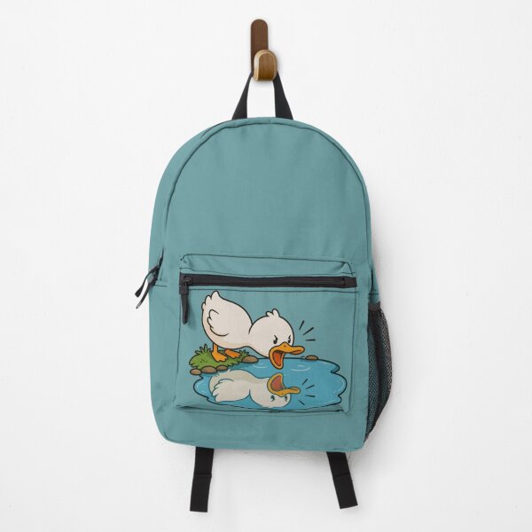 Item preview, Angry Duck Yelling at Reflection - Funny Duck Meme My Own Worst Enemy designed and sold by Knacky Print.