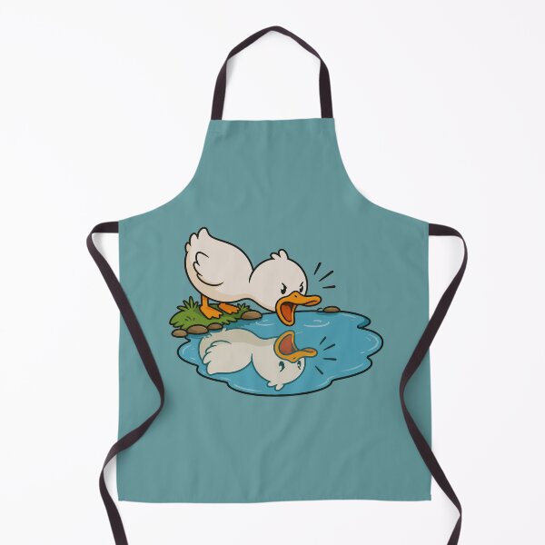 Item preview, Angry Duck Yelling at Reflection - Funny Duck Meme My Own Worst Enemy designed and sold by Knacky Print.