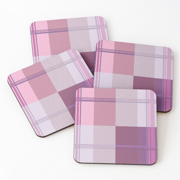 Item preview, Pink and Purple Chic Tartan Plaid Pattern designed and sold by Momoko-Hikaru.