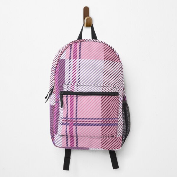 Item preview, Pink and Purple Chic Tartan Plaid Pattern designed and sold by Momoko-Hikaru.