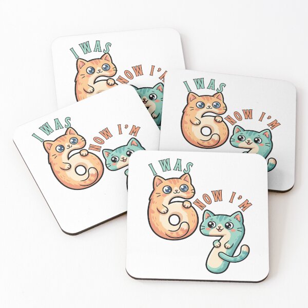Item preview, now i am 7 funny birthday design 6 7 six seven cat mom designed and sold by ArtDesignTp.