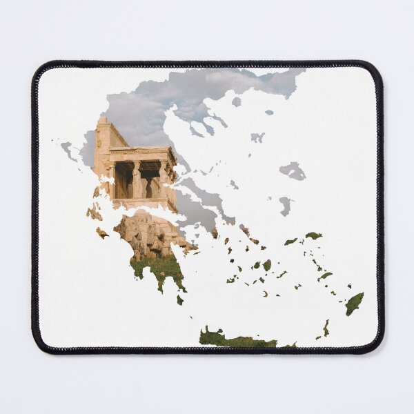 Item preview, Erechtheion Acropolis Athens Greece Map Silhouette designed and sold by Maroan93.