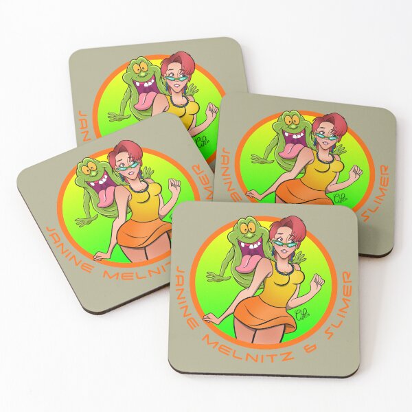 Item preview, JANINE MELNITZ + SLIMER - D3 - GHOSTS designed and sold by CuPensky.