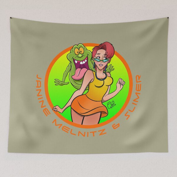 Item preview, JANINE MELNITZ + SLIMER - D3 - GHOSTS designed and sold by CuPensky.