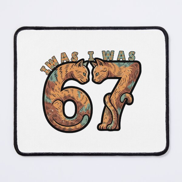 Item preview, funny cat i was 6 now i am 7 birthday six seven designed and sold by ArtDesignTp.
