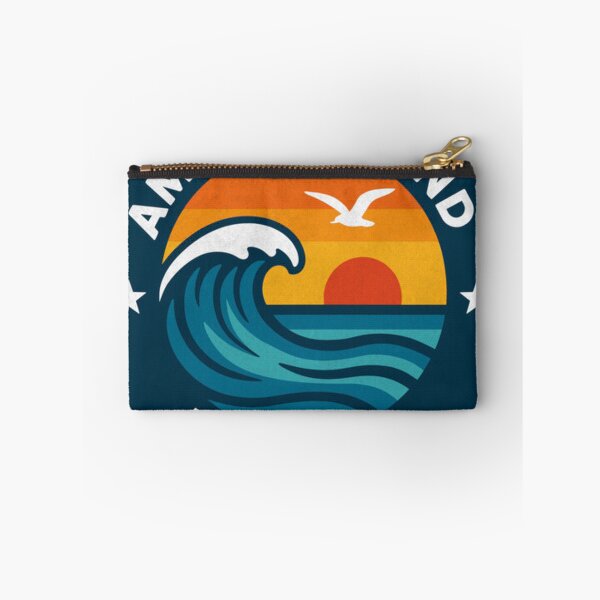 Item preview, Amelia Island Florida Retro Wave Sunset designed and sold by Marcel Andrade.