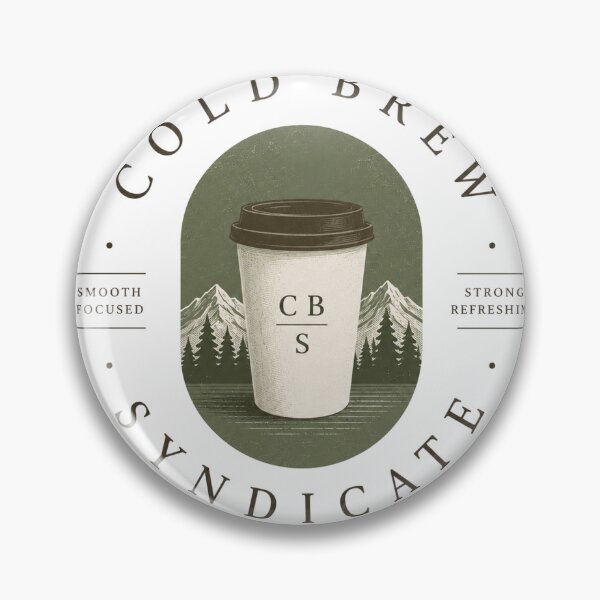 Item preview, Cold Brew Syndicate Logo designed and sold by Fictional-Co.