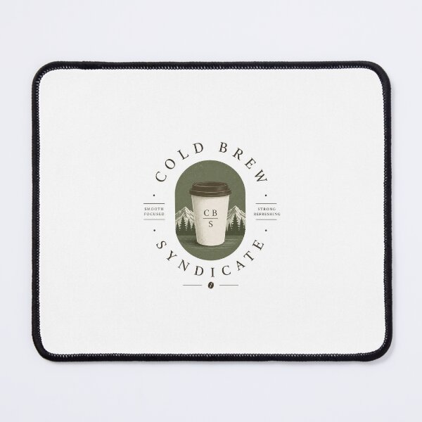 Item preview, Cold Brew Syndicate Logo designed and sold by Fictional-Co.
