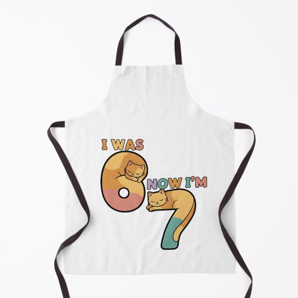 Item preview, i was 6 now i am 7 funny birthday meme six seven cat overs designed and sold by ArtDesignTp.