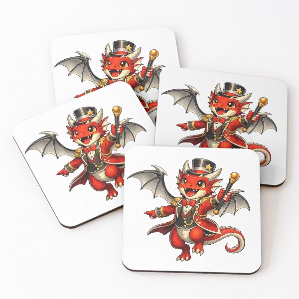 Item preview, Cute Ringmaster Dragon | Circus Dragon Fantasy Art designed and sold by Hatchling Hollow.