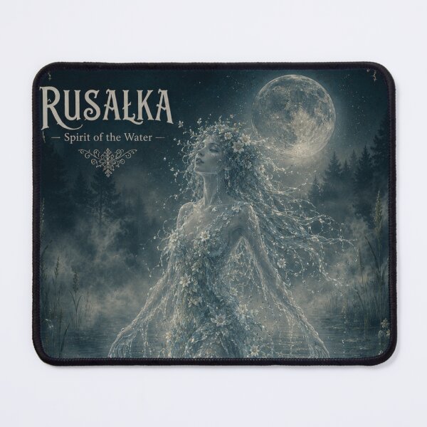 Item preview, Rusalka Water Spirit – Slavic Mermaid Art 4 designed and sold by Elektra9.