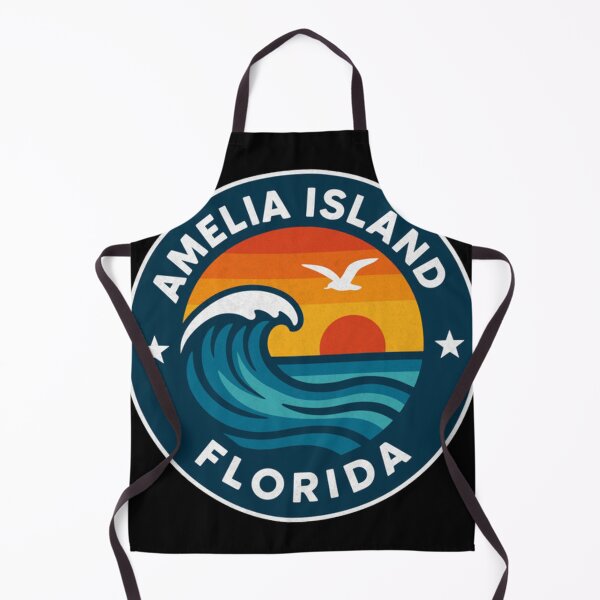 Item preview, Amelia Island Florida Retro Wave Sunset designed and sold by yoshaa-z.