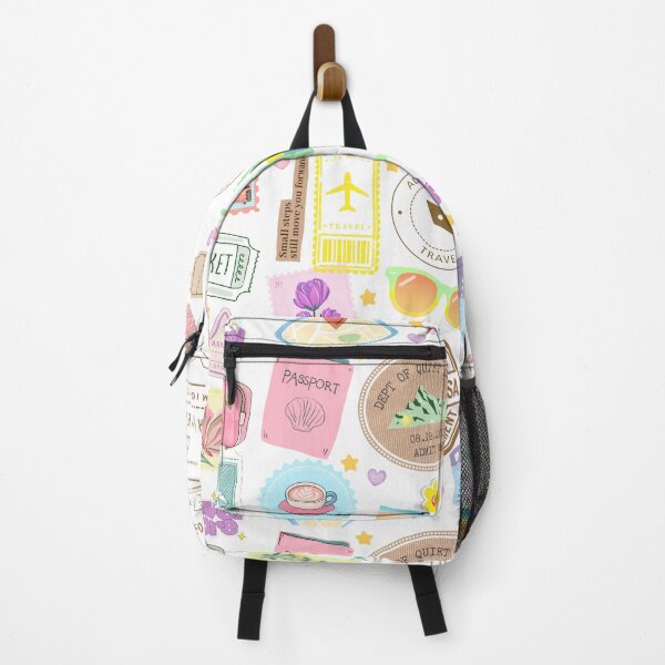 Item preview, Vintage Travel Sticker Collage Illustration designed and sold by alegnader.