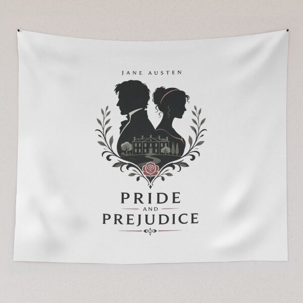 Item preview, Minimalist Pride and Prejudice designed and sold by Einkco.