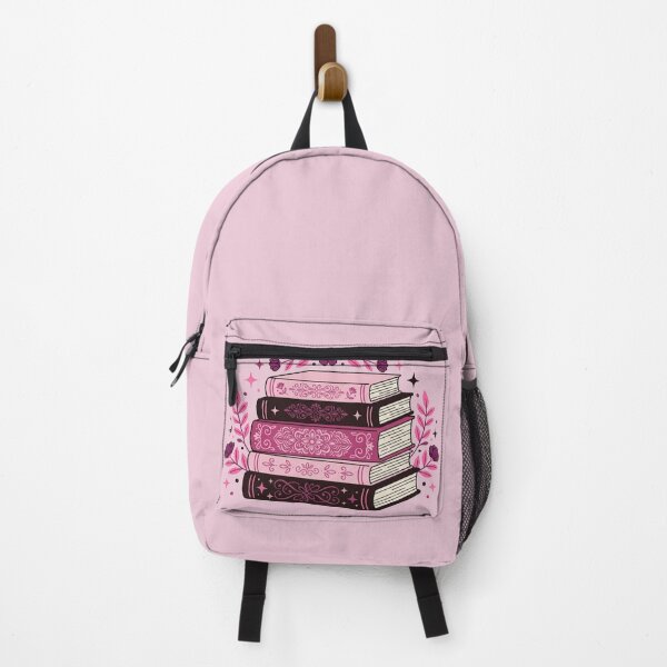 Item preview, Pink & Dark Academia Book Stack - Floral Magical Literature Cute Sticker Design designed and sold by LunnaAtica.