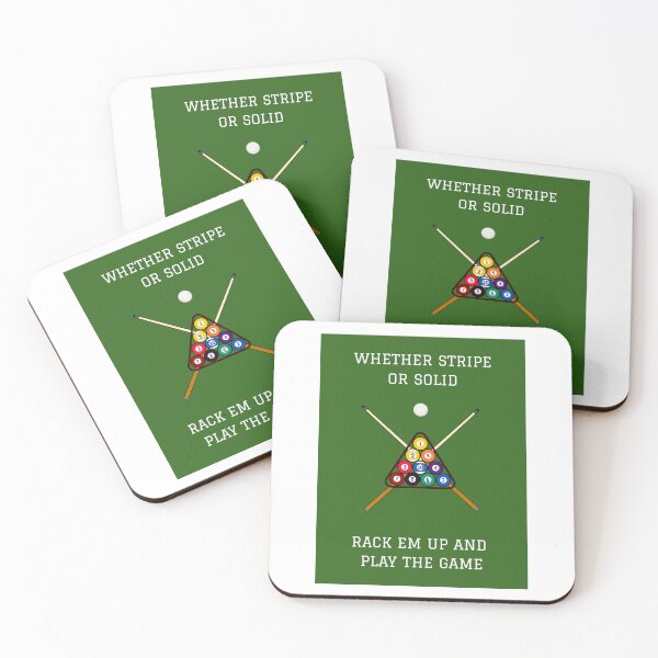 Item preview, Whether Stripe or Solid Rack Em Up and Play the Game designed and sold by HillC1985.