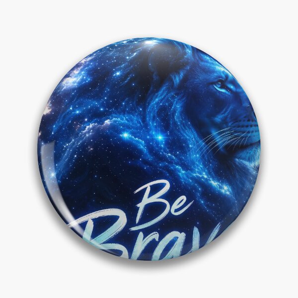 Item preview, Cosmic Galaxy Lion Be Brave Typography Art designed and sold by DignityLab.
