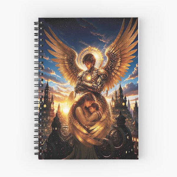 Item preview, Clockwork Angel Guardian in Dawn Light 2 designed and sold by Lucia Amaris Art.