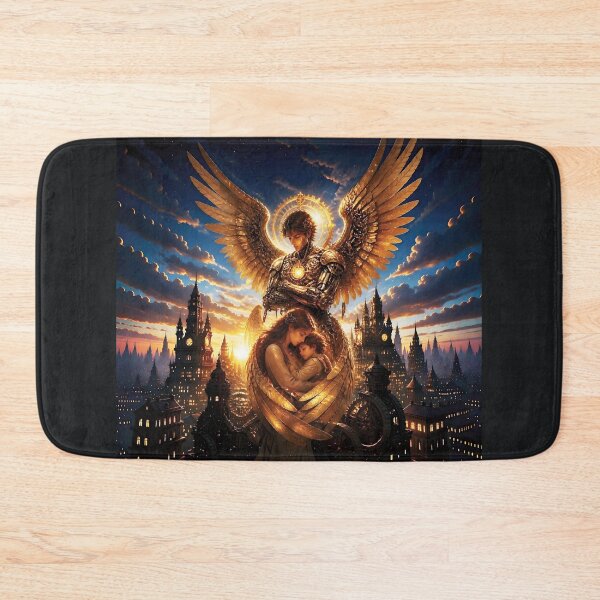 Item preview, Clockwork Angel Guardian in Dawn Light 2 designed and sold by Lucia Amaris Art.