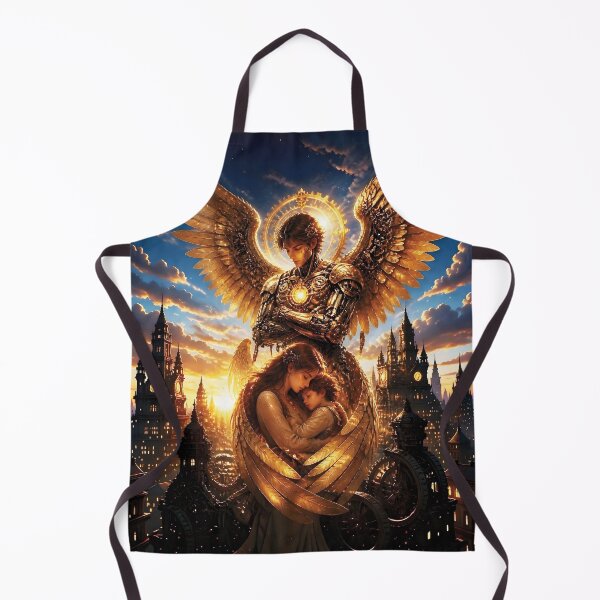 Item preview, Clockwork Angel Guardian in Dawn Light 2 designed and sold by Lucia Amaris Art.