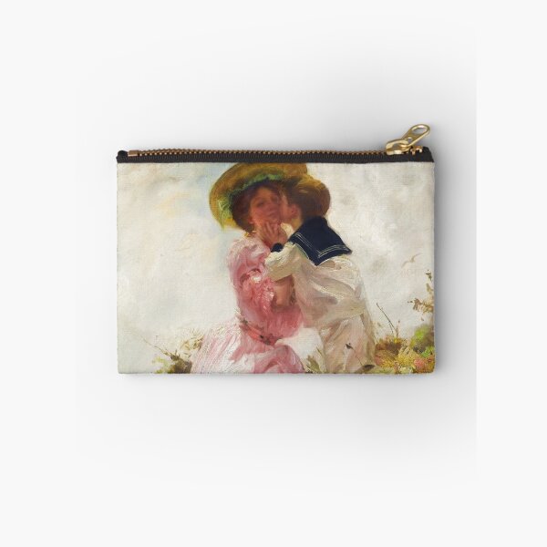 Item preview, Mother and Child The Kiss Charles Sims Painting designed and sold by ArtUnova.