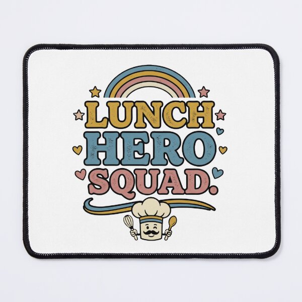 Item preview, funny school lunch hero squad crew cafeteria hero squad designed and sold by ArtDesignTp.