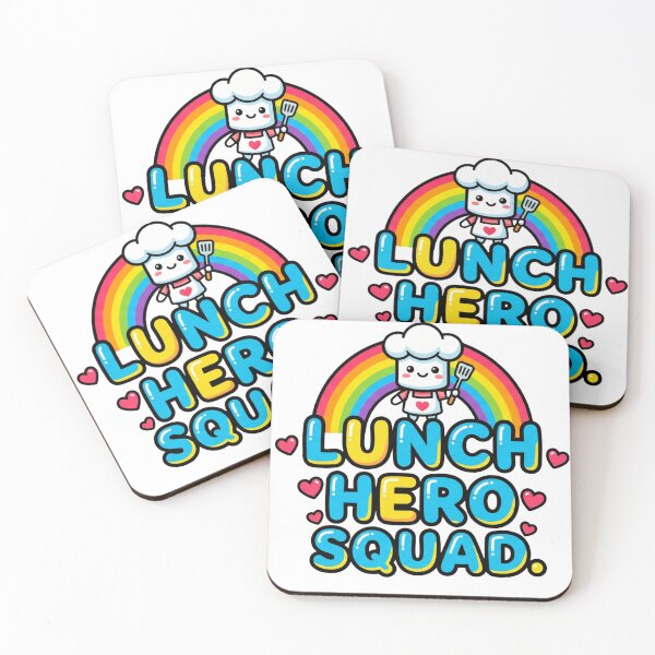 Item preview, lunch hero squad funny cafeteria team design designed and sold by ArtDesignTp.