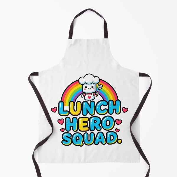 Item preview, lunch hero squad funny cafeteria team design designed and sold by ArtDesignTp.
